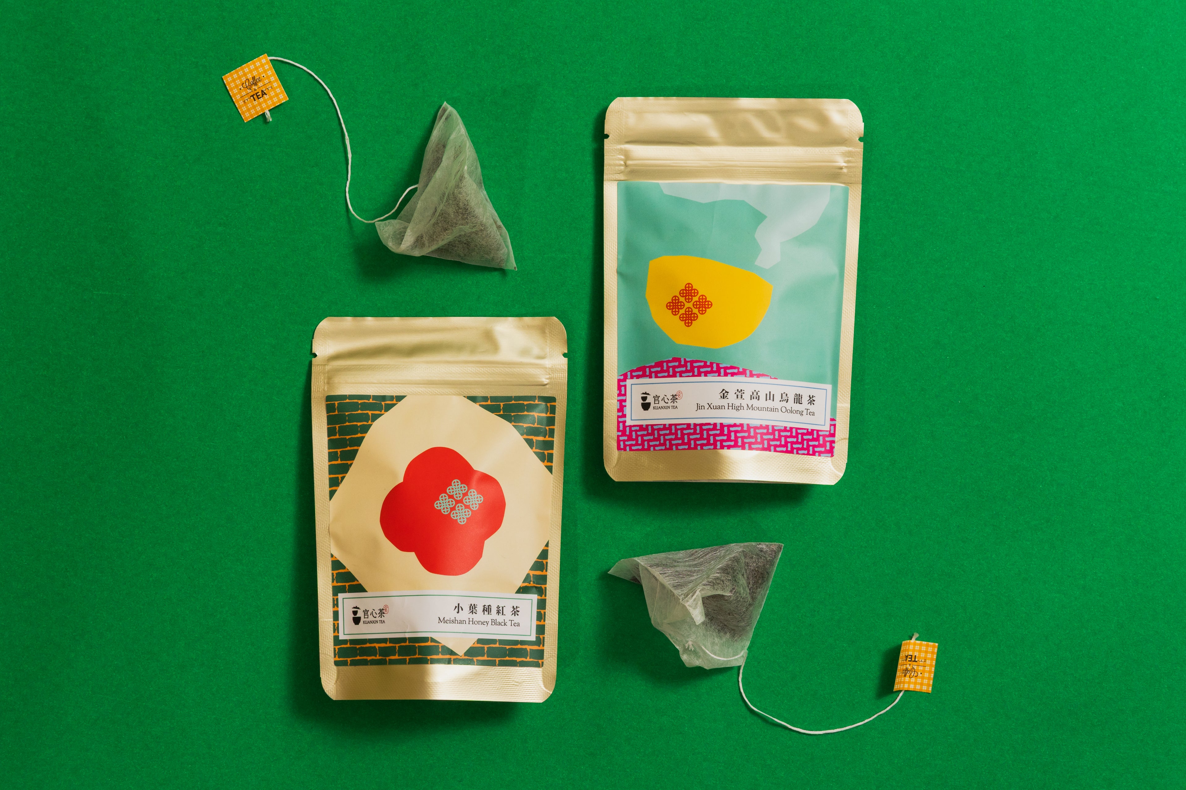 金萱高山烏龍茶（原葉三角立體茶包）